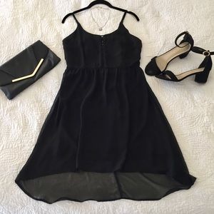 Pre-Loved Black High-Low Dress